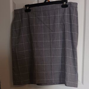 Ann Taylor gray pencil skirt
